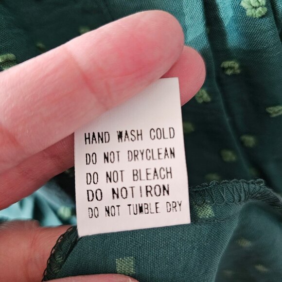 Women's Small Davi & Dani Green Tiered Dress NWT - Picture 6 of 7